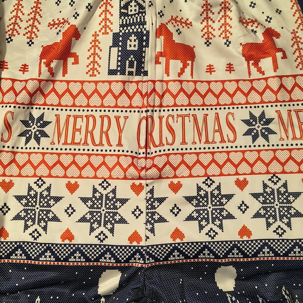 Festive Christmas Patterned Hooded Onsie